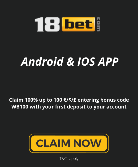 18bet welcome bonus